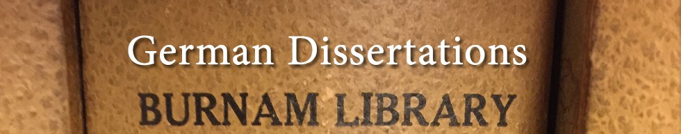 Header for German Dissertations