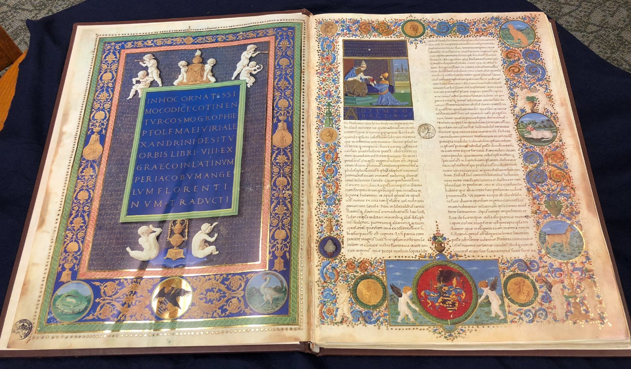 Facsimile of Ptolemy's Cosmographia