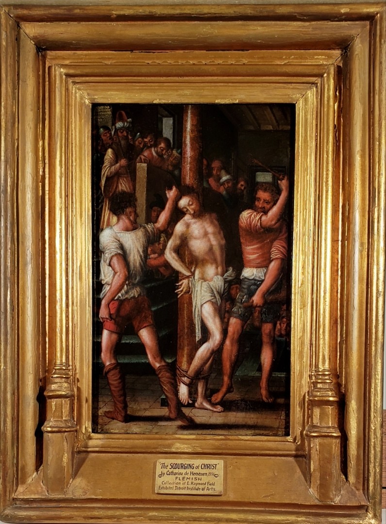 Catharina van Hemessen, Scourging of Christ, Oil on Wood Panel, 1556, private collection