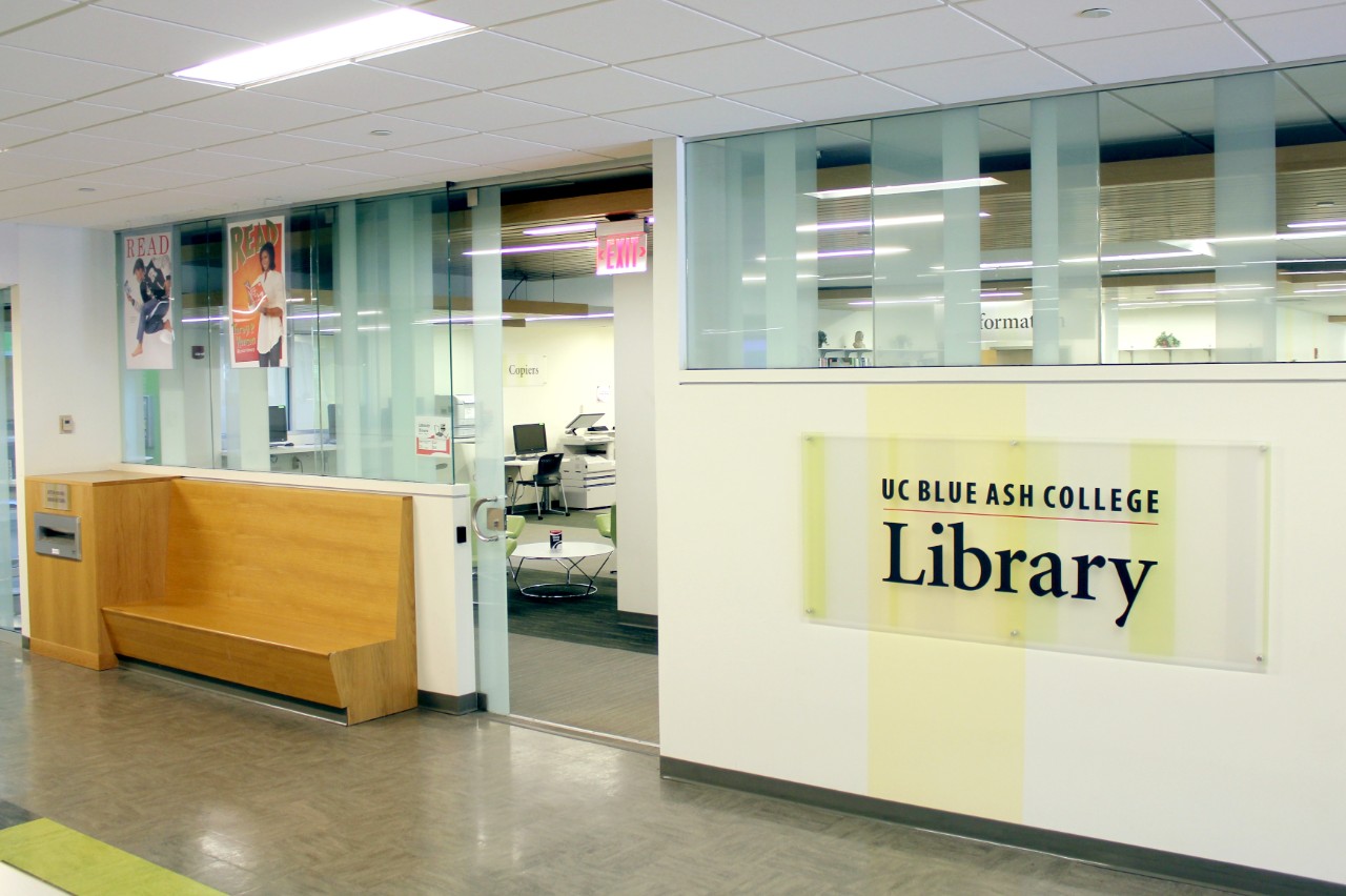 UCBA Library entrance